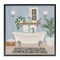 Stupell Industries Unwind and Refresh Bathtub Framed Giclee, design by Cat Thurman Designs